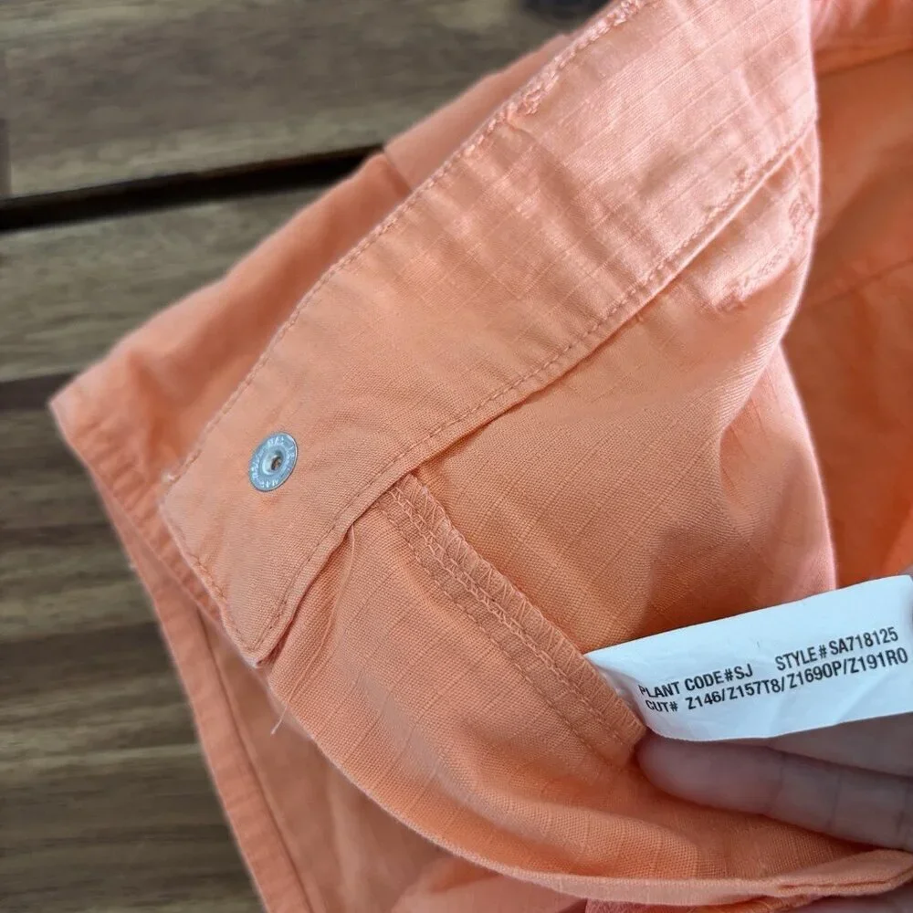 Ralph Lauren Girl Orange Shorts Size‎ 10 Preppy Classic School Summer Resort